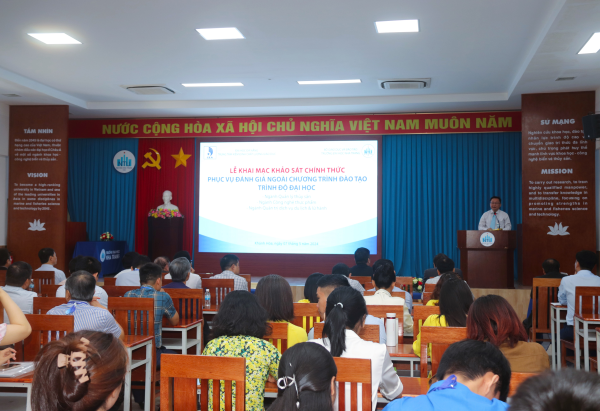 Trường Đại học Nha Trang khai mạc đợt đánh giá chính thức phục vụ “Đánh giá ngoài đối với 03 chương trình đào tạo” 