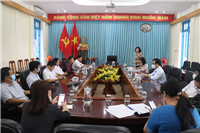 Tiếp đoàn công tác của Công đoàn Giáo dục Việt Nam về thực hiện khảo sát nghiên cứu khoa học tại Trường ĐH Nha Trang