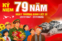 Kỷ niệm 79 năm Ngày Thương binh - Liệt sĩ (27/7/1947 - 27/7/2026)