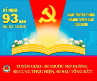 Kỷ niệm 93 năm Ngày truyền thống ngành Tuyên giáo của Đảng (1/8/1930 - 1/8/2023)