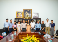 Trường Đại học Nha Trang làm việc với đại diện Dự án SAFEGRO về hợp tác phát triển đào tạo E-learning An toàn thực phẩm