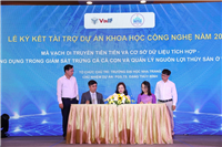 Nhóm nghiên cứu Đa dạng sinh học và Bảo tồn kết nối xây dựng dự án được tài trợ của Quỹ đổi mới sáng tạo VinIF