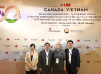 Thảo luận hợp tác với các trường đại học ở Canada