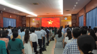 Trường Đại học Nha Trang tổ chức Lễ Chào cờ Quý II-2025