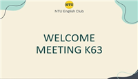 CLB Tiếng Anh Trường Đại học Nha Trang chào đón tân sinh viên K63