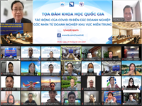 Trường ĐH Nha Trang đồng tổ chức thành công tọa đàm khoa học quốc gia về tác động của Covid-19 đến các doanh nghiệp 