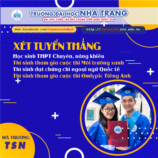 Tuyển sinh năm 2022: Trường ĐH Nha Trang tuyển 3.600 chỉ tiêu