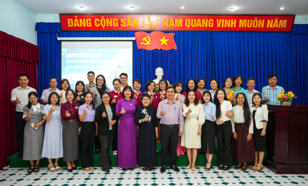 Tập huấn giảng viên nguồn về khởi nghiệp đổi mới sáng tạo tại Trường Đại học Nha Trang