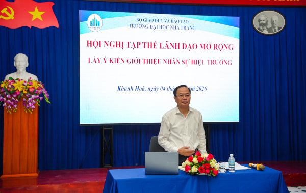 Hội nghị lấy ý kiến giới thiệu nhân sự Hiệu trưởng nhiệm kỳ mới