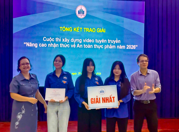 Tổng kết và trao giải Cuộc thi xây dựng video tuyên truyền nâng cao nhận thức về an toàn thực phẩm năm 2026