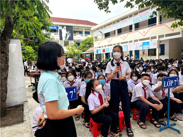 Viện CN Sinh học & Môi trường thực hiện ngoại khóa “Hành động vì môi trường không rác thải nhựa”