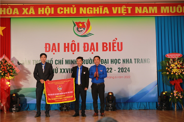 Đại hội Đại biểu Đoàn TNCS Hồ Chí Minh trường Đại học Nha Trang lần thứ XXVII, nhiệm kỳ 2022-2024 thành công tốt đẹp