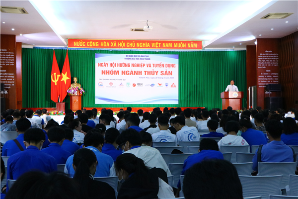 Ngày hội hướng nghiệp và tuyển dụng việc làm khối ngành Thủy sản năm 2022