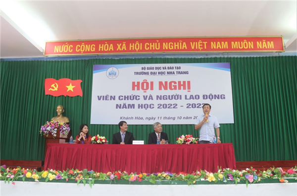 Hội nghị viên chức, người lao động Trường ĐH Nha Trang năm học 2022-2023