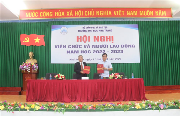 Hội nghị viên chức, người lao động Trường ĐH Nha Trang năm học 2022-2023