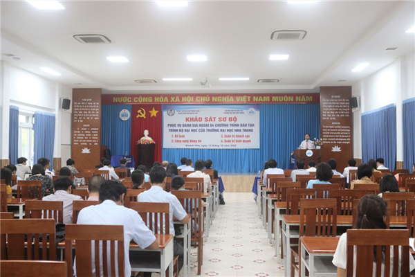 Hoàn thành đánh giá sơ bộ phục vụ đánh giá ngoài đối với 04 chương trình đào tạo tại Trường ĐH Nha Trang