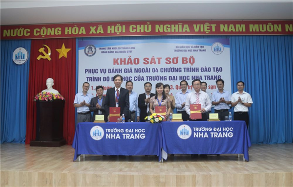 Hoàn thành đánh giá sơ bộ phục vụ đánh giá ngoài đối với 04 chương trình đào tạo tại Trường ĐH Nha Trang