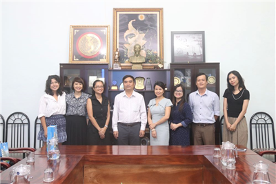 Làm việc với đại diện Chương trình Fulbright Việt Nam