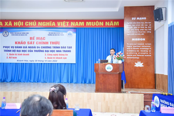 Hoàn thành đợt khảo sát chính thức đánh giá ngoài 04 chương trình đào tạo trình độ đại học của Trường Đại học Nha Trang
