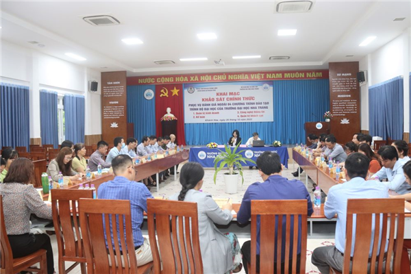 Hoàn thành đợt khảo sát chính thức đánh giá ngoài 04 chương trình đào tạo trình độ đại học của Trường Đại học Nha Trang