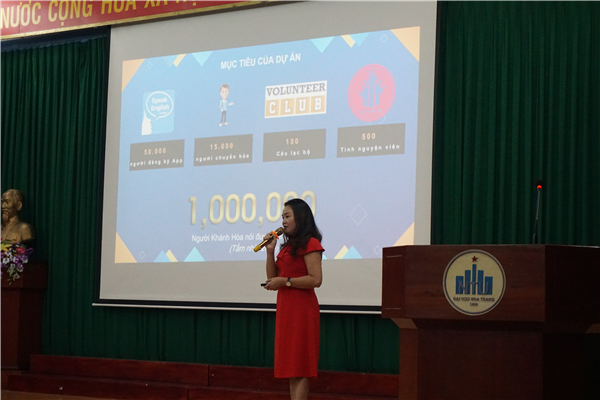 Gần 1000 sinh viên tham dự Hội thảo “Tình nguyện viên và thành công của dự án Người dân Khánh Hoà nói tiếng Anh”