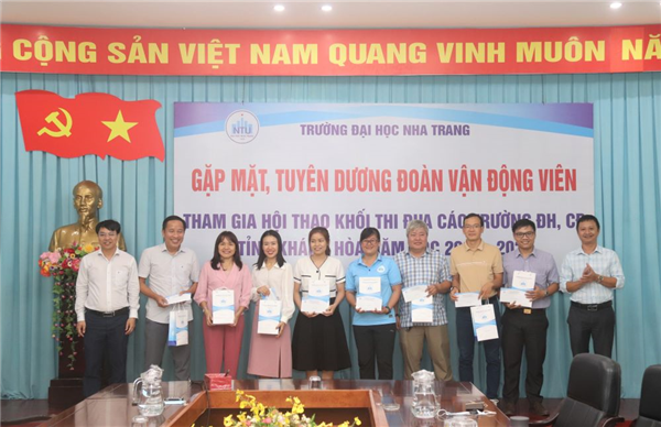 Gặp mặt và tuyên dương đoàn vận động viên tham gia Hội thao Khối thi đua các Trường ĐH, CĐ tỉnh Khánh Hòa năm học 2022-2023