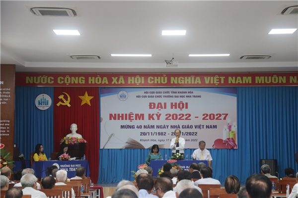 Đại hội Hội Cựu giáo chức Trường ĐH Nha Trang nhiệm kỳ 2022-2027