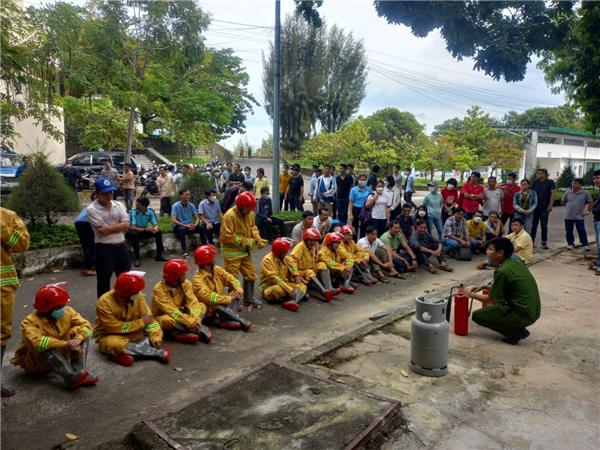 Tổ chức tập huấn phòng cháy chữa cháy