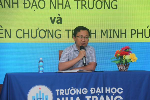 Lãnh đạo Nhà trường gặp gỡ và đối thoại với sinh viên chương trình đào tạo Minh Phú – NTU