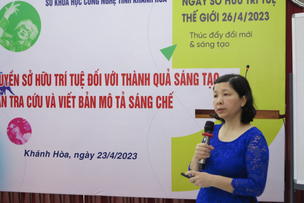 Tập huấn “Bảo vệ quyền sở hữu trí tuệ đối với thành quả sáng tạo – Hướng dẫn tra cứu và viết bản mô tả sáng chế”