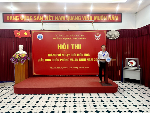 Hội thi Giảng viên dạy giỏi môn học Giáo dục quốc phòng và an ninh năm 2023