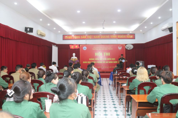 Hội thi Giảng viên dạy giỏi môn học Giáo dục quốc phòng và an ninh năm 2023