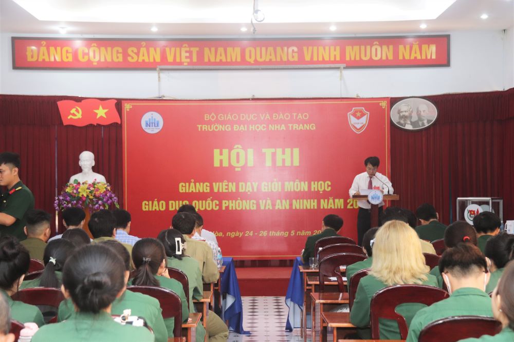 Hội thi Giảng viên dạy giỏi môn học Giáo dục quốc phòng và an ninh năm 2023
