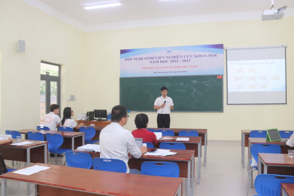 Hội nghị Sinh viên nghiên cứu khoa học năm học 2022 – 2023 của Trường ĐH Nha Trang