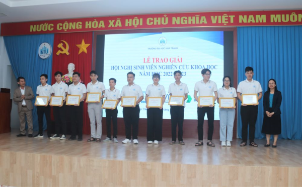 Hội nghị Sinh viên nghiên cứu khoa học năm học 2022 – 2023 của Trường ĐH Nha Trang