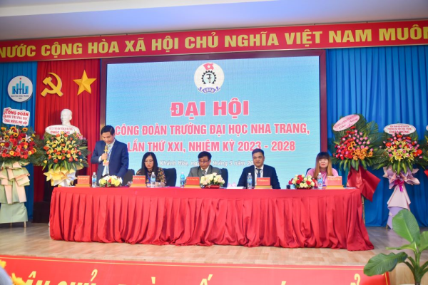 Đại hội Công đoàn Trường ĐH Nha Trang lần thứ XXI, nhiệm kỳ 2023 – 2028