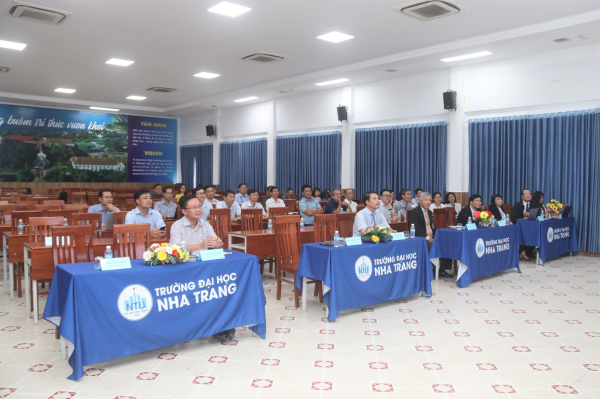 Hoàn thành đợt khảo sát chính thức phục vụ đánh giá ngoài cơ sở giáo dục tại Trường ĐH Nha Trang chu kỳ 3