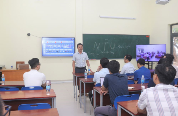 Vận hành thử nghiệm phòng học thông minh tại Trường ĐH Nha Trang