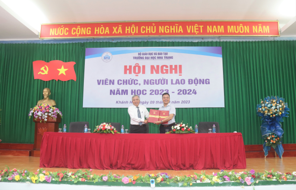 Hội nghị viên chức, người lao động Trường ĐH Nha Trang năm học 2023 – 2024