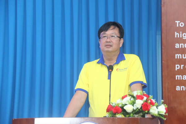 Đại diện Tập đoàn thủy sản Minh Phú gặp gỡ sinh viên đang theo học chương trình đào tạo Minh Phú – NTU