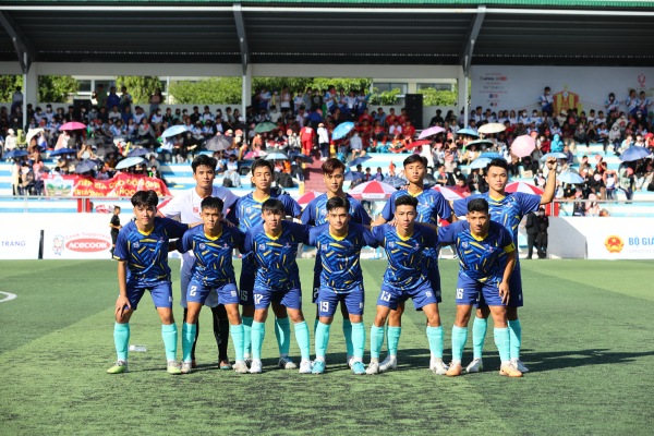Khai mạc vòng chung kết Giải vô địch Bóng đá nam sinh viên toàn quốc 2023 tại Trường ĐH Nha Trang