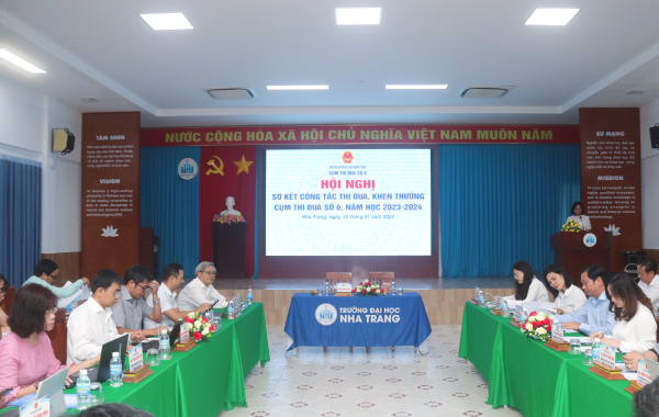 Hội nghị Sơ kết sơ kết công tác thi đua, khen thưởng năm học 2023-2024 Cụm thi đua số 6