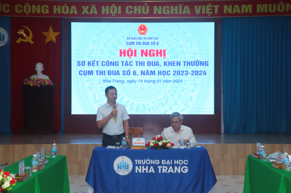 Hội nghị Sơ kết sơ kết công tác thi đua, khen thưởng năm học 2023-2024 Cụm thi đua số 6