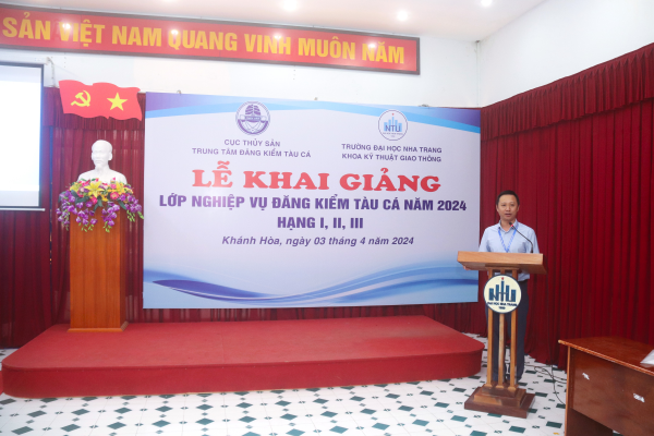 Gần 70 học viên tham gia lớp Bồi dưỡng nghiệp vụ đăng kiểm tàu cá năm 2024