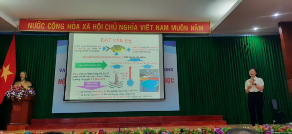 Sinh viên Viện Nuôi trồng Thủy sản tích cực tham gia các hoạt động nghiên cứu khoa học