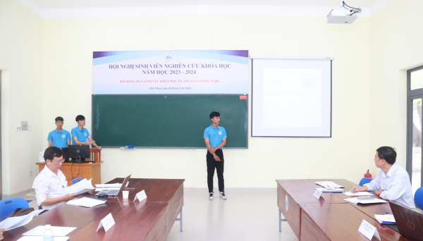 19 đề tài tham gia Hội nghị Sinh viên nghiên cứu khoa học năm học 2023 – 2024