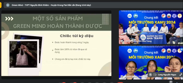 Chung kết cuộc thi Môi trường xanh 2024