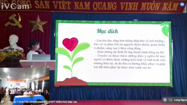 Chung kết cuộc thi Môi trường xanh 2024