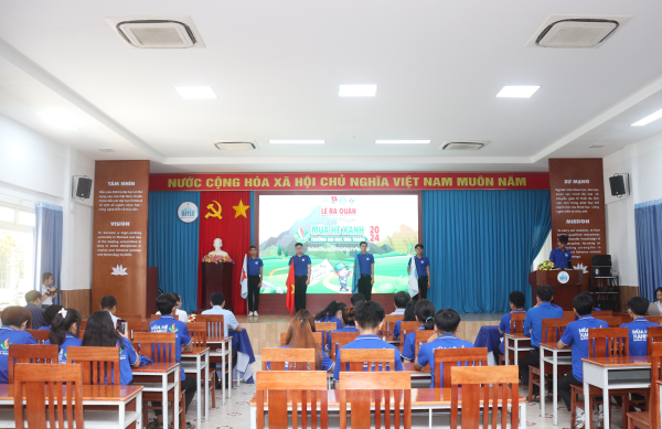 Lễ ra quân Chiến dịch tình nguyện Mùa hè xanh 2024