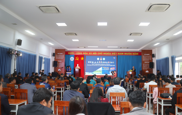 Hội thảo quốc tế Về khoa học, công nghệ và đổi mới sáng tạo vì hạnh phúc bền vững (STISWB 2024) diễn ra tại Trường ĐH Nha Trang